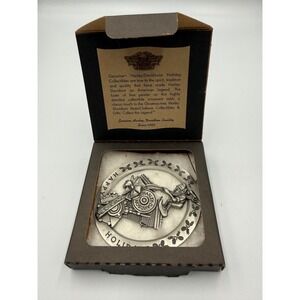 Harley-Davidson 1996 V-Twin Pewter Holiday Ornament Ninth Issue Under Wraps